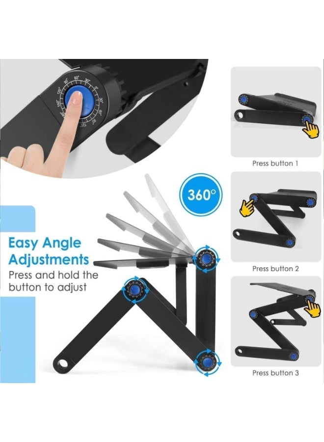 Portable Adjustable Laptop Table for Sofa and Bed, Multi-Function Laptop Stand for Daily Use - Image 2